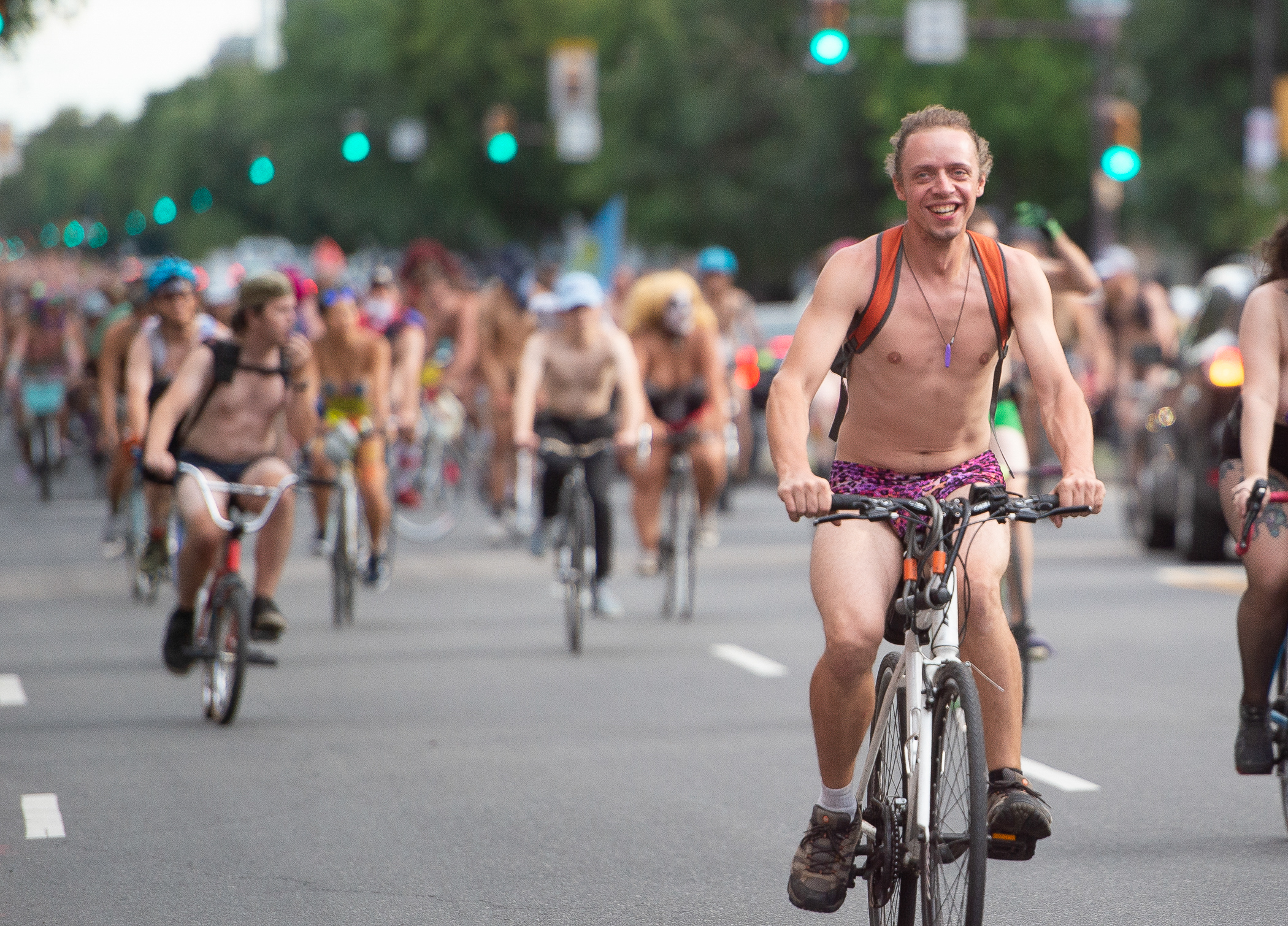 The 14th Philly Naked Bike Ride.