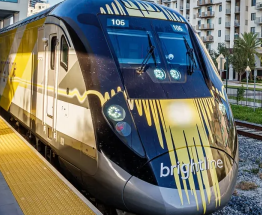 Florida unveils new high-speed rail line.