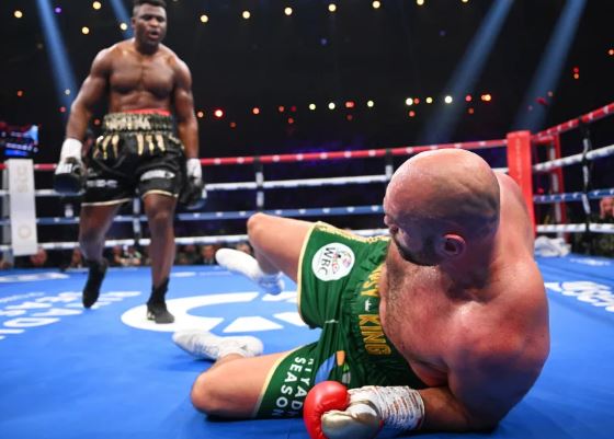 Tyson Fury survived a knockdown by Francis Ngannou in a controversial win