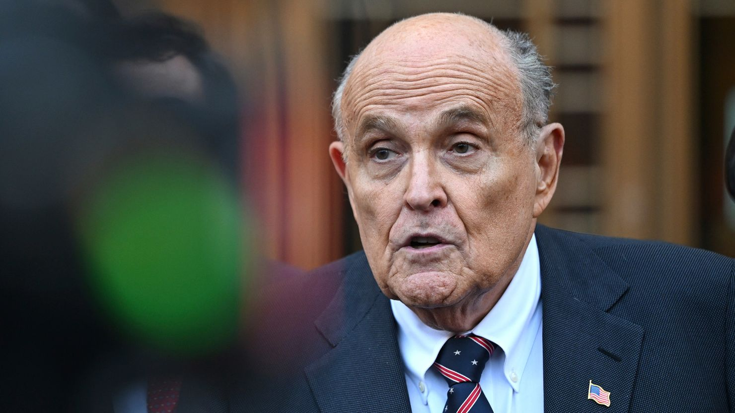 Rudy Giuliani Loses His Lawyers, and His Cool, in Court