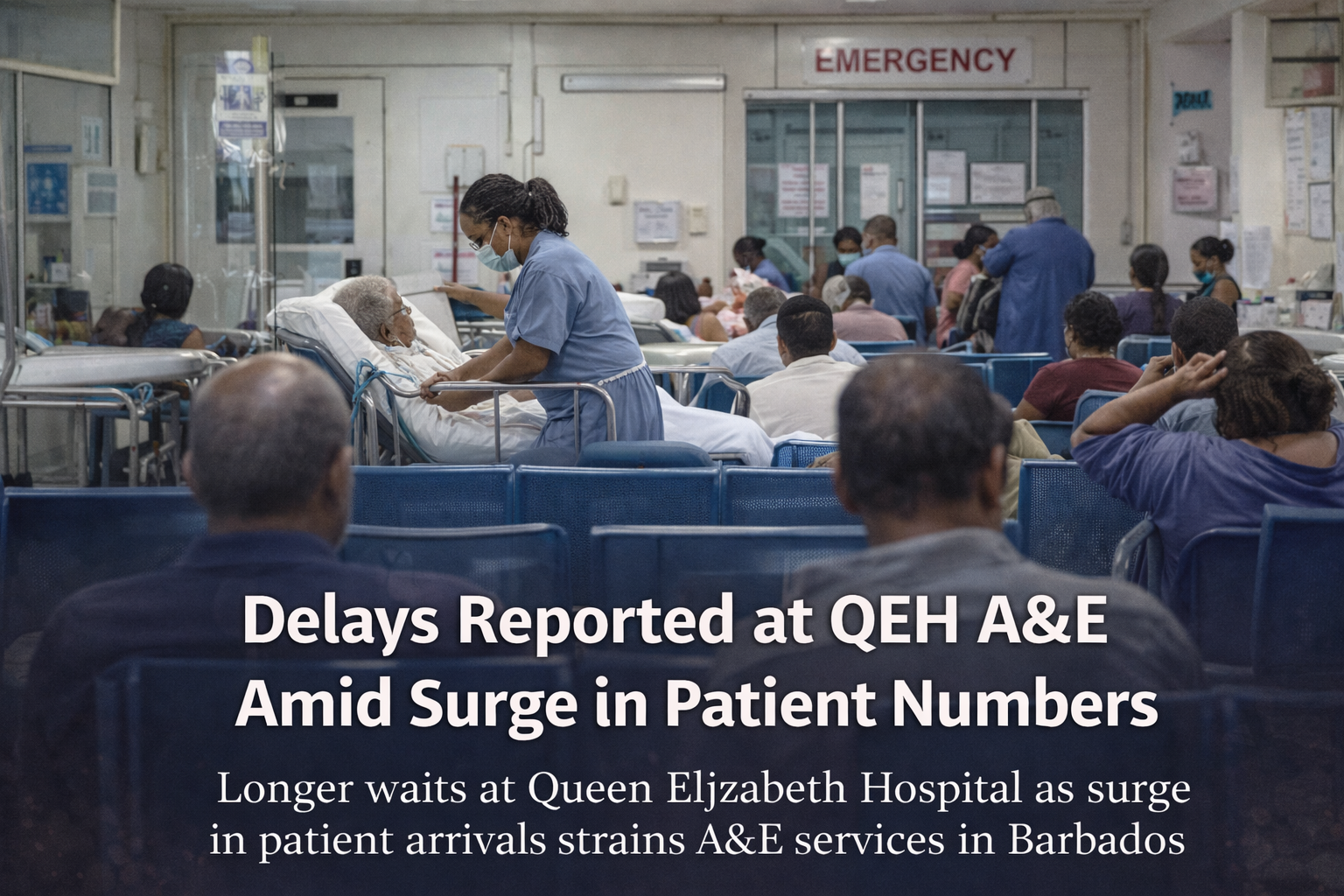 Delays Reported at QEH A&E Amid Surge in Patient Numbers