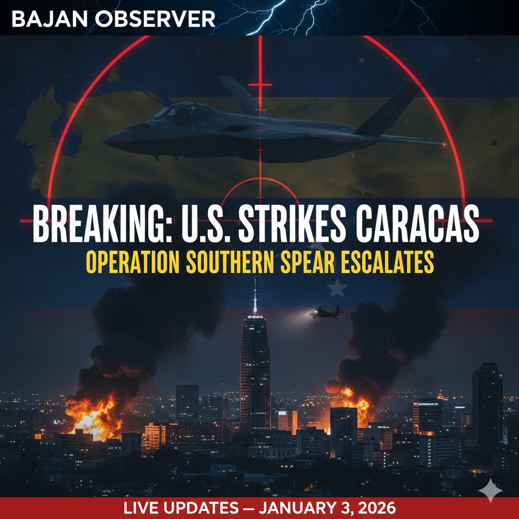 U.S. Launches Targeted Airstrikes on Venezuelan Capital