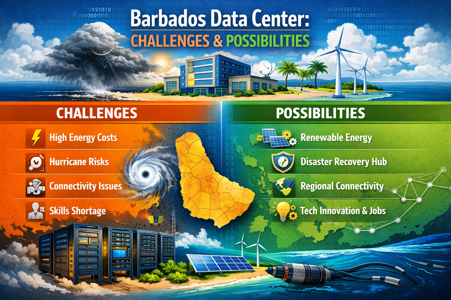 Barbados Data Center: Challenges & Possibilities