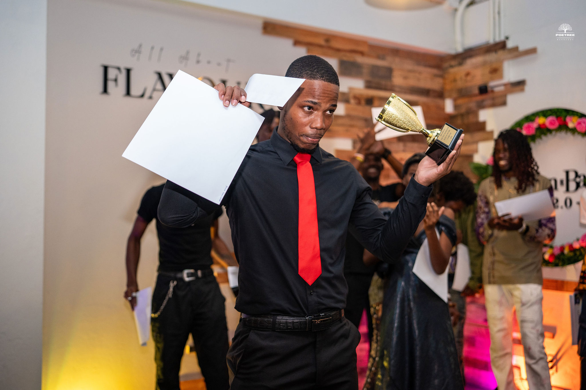 Mark Yearwood new PoeTree Barbados Buss Ah Rhyme Champion