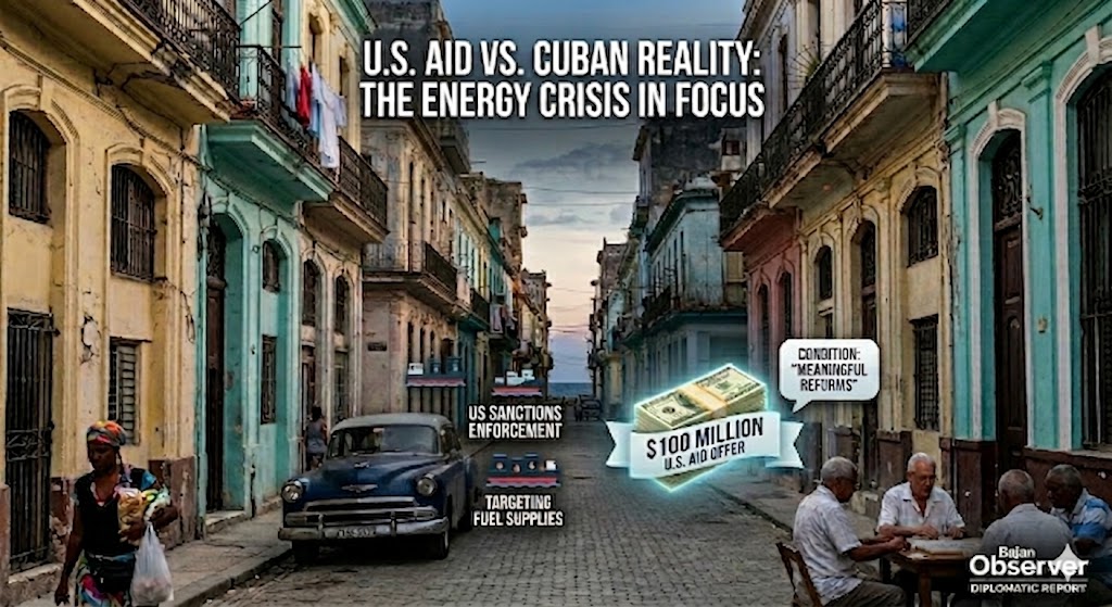 U.S. Administration Leverages $100 Million Aid Offer Amid Crippling Cuba Energy Crisis